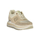 Beige Polyurethane Women's Sneaker