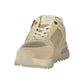 Beige Polyurethane Womens Sneaker