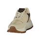 Beige Polyurethane Womens Sneaker