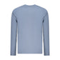 Blue Cotton Men T-Shirt