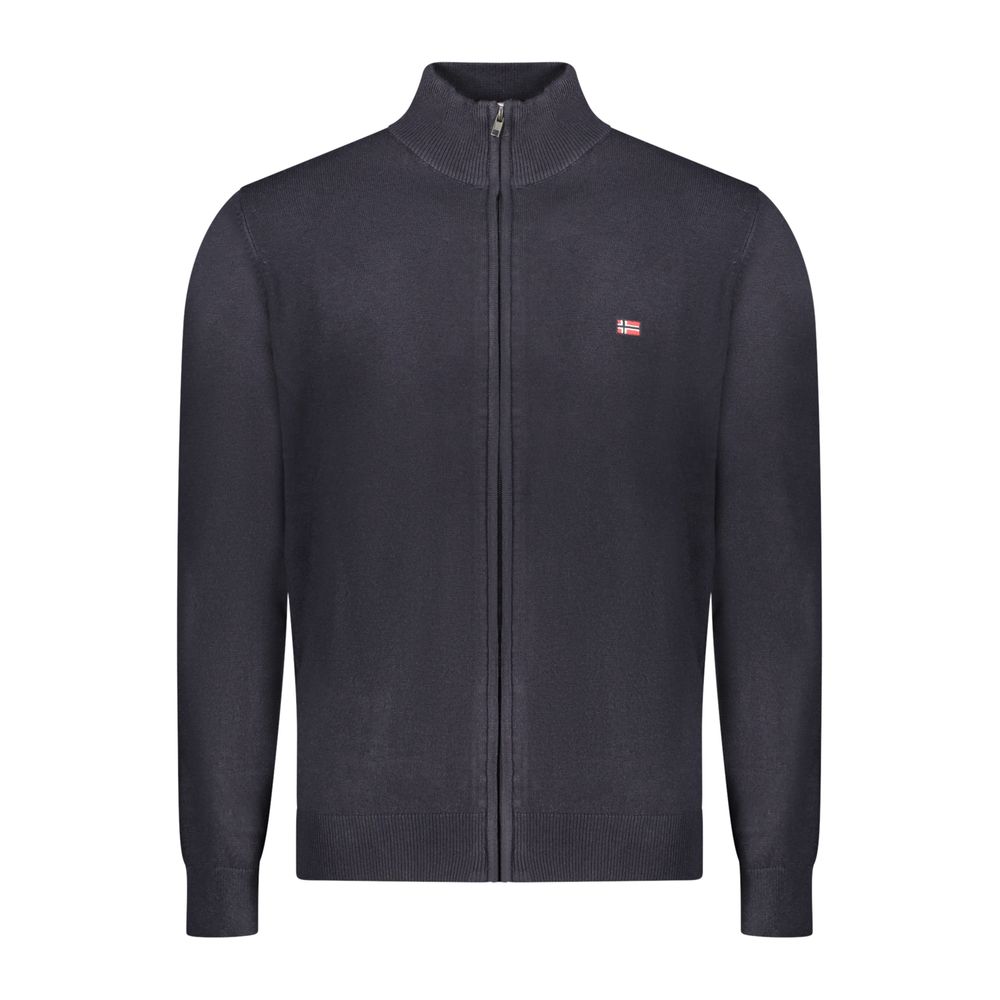 Blu Poliammide Men Cardigan