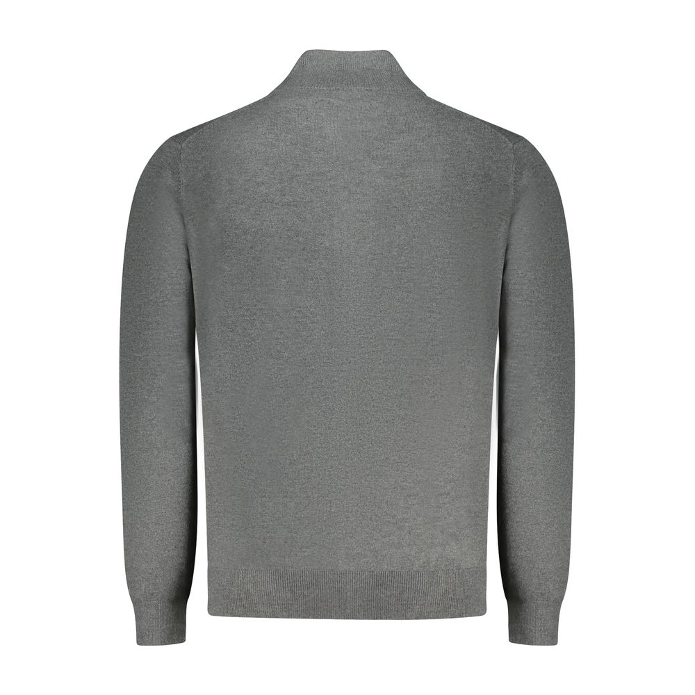 Grigio Polyamide Men Cardigan