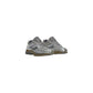 Silver Synthetic Athletic Sneakers