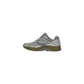 Silver Synthetic Athletic Sneakers