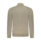 Green Polyester Men's Sweater