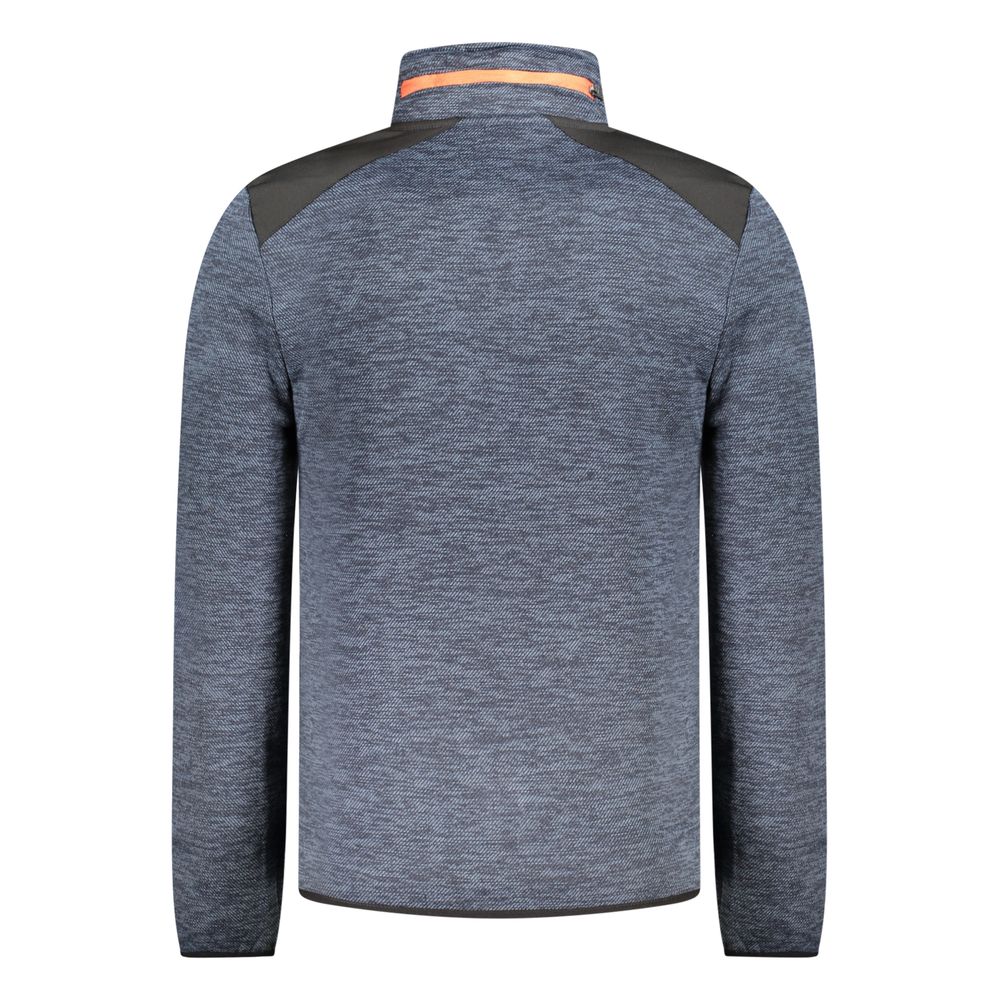 Blue Polyester Mens Jacket