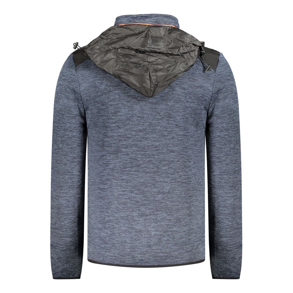 Blue Polyester Mens Jacket