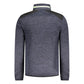 Blue Polyester Men's Jacket