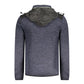 Blue Polyester Men's Jacket