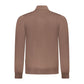 Brown Polyester Men's Sweater
