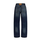 Blue Cotton Relaxed Fit Jeans