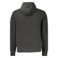 Black Polyester Mens Sweatshirt with Hood