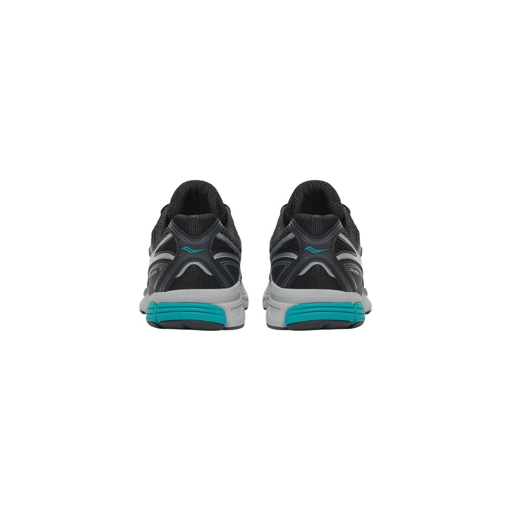 Black Synthetic Athletic Sneakers