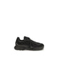 Black Nylon Athletic Sneakers
