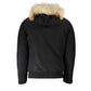 Black Cotton Men Jacket