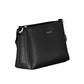 Black Polyester Women Handbag