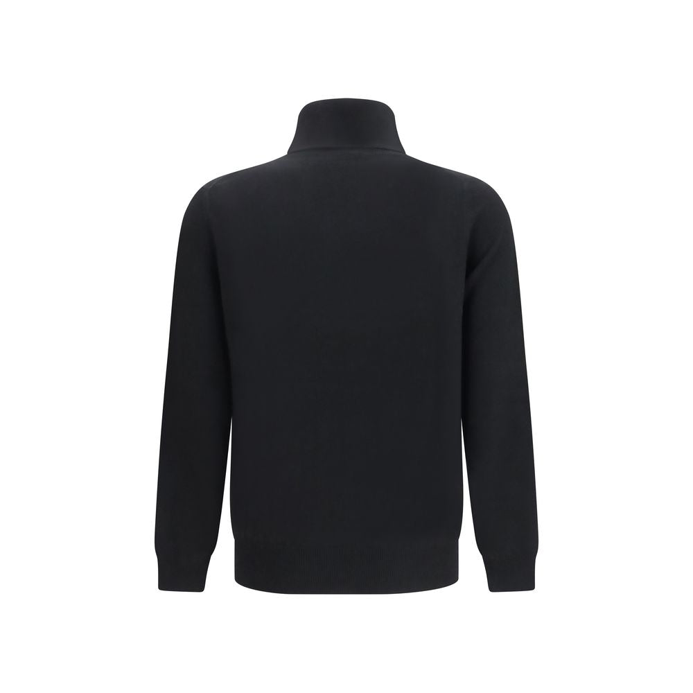 Black Cashmere Turtleneck