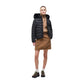 Black Polyamide Full-Length Jacket