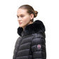 Black Polyamide Full-Length Jacket