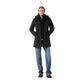 Black Polyester Full-Length Jacket