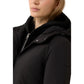 Black Polyester Full-Length Jacket