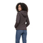 Brown Polyester Full-Length Jacket