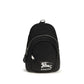 Black Fabric Shoulder Bag