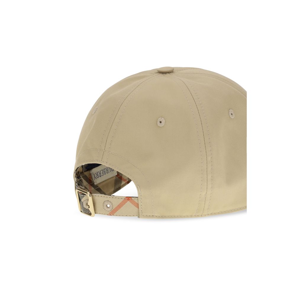 Beige Cotton Cap (Baseball Hat)
