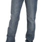 Chic Blue Washed Slim Fit Denim Jeans