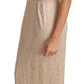 Elegant Beige Sheath Floor-Length Dress