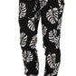 Elegant Skinny Capri With Palm Print