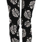 Elegant Skinny Capri With Palm Print