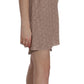 Beige A-Line Spaghetti Strap Mini Dress