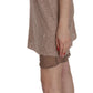 Beige A-Line Spaghetti Strap Mini Dress