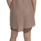 Beige A-Line Spaghetti Strap Mini Dress