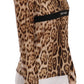 Elegant Leopard Long Sleeve Top