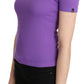 Chic Purple Casual Top for Everyday Elegance