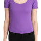 Chic Purple Casual Top for Everyday Elegance