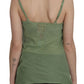 Emerald Silk Spaghetti Strap Tank Top