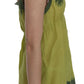 Elegant Green Lace Linen Tank Top