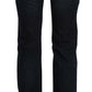 Chic Mid Waist Straight Denim Pants