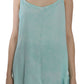 Elegant Spaghetti Strap Sleeveless Blue Top