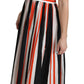 A-Line Pleated Midi Fashion Dress