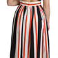 A-Line Pleated Midi Fashion Dress