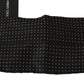 Elegant Black Dotted Silk Cummerbund