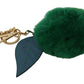 Elegant Tricolor Fur Ball Keychain