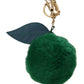 Elegant Tricolor Fur Ball Keychain