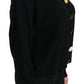 Elegant Black Cashmere Cardigan Top