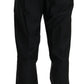 Elegant Black Virgin Wool Dress Pants