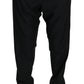 Elegant Black Virgin Wool Dress Pants